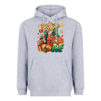 Heather Grey Festive af Christmas black girl sneakers Heavyweight Hoodie - RanaPortraitStore