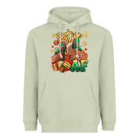Matcha Festive af Christmas black girl sneakers Heavyweight Hoodie - RanaPortraitStore