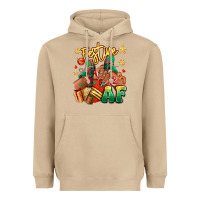 Mushroom Festive af Christmas black girl sneakers Heavyweight Hoodie - RanaPortraitStore
