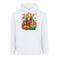 White Festive af Christmas black girl sneakers Heavyweight Hoodie - RanaPortraitStore