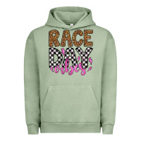 Pigment Oil Green race day vibes Urban Hoodie - Artiststas