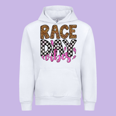 Race Day Vibes Urban Hoodie Designed By Artiststas