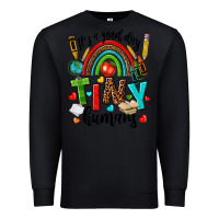 Black it s a good day tiny humans Premium Sweatshirt - texasbilliewilder