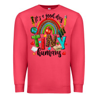 Cardinal it s a good day tiny humans Premium Sweatshirt - texasbilliewilder