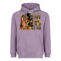 Lavender Even in the midst of my storm afro woman Heavyweight Hoodie - RanaPortraitStore