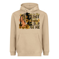 Mushroom Even in the midst of my storm afro woman Heavyweight Hoodie - RanaPortraitStore