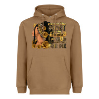 Toasted Coconut Even in the midst of my storm afro woman Heavyweight Hoodie - RanaPortraitStore