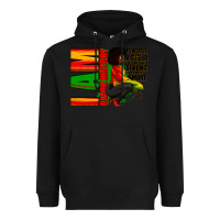 Black I am black history Afro American woman Heavyweight Hoodie - RanaPortraitStore