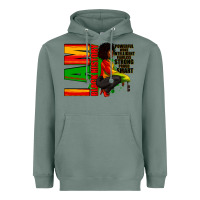 Sage I am black history Afro American woman Heavyweight Hoodie - RanaPortraitStore
