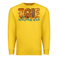 Lemon tgif thank goodness it s fall Premium Sweatshirt - Zillion Design Studio