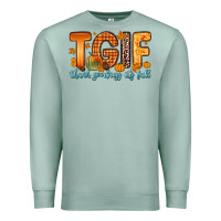Seafoam tgif thank goodness it s fall Premium Sweatshirt - Zillion Design Studio