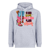 Heather Grey Good shoes take you to good places black fashion g Heavyweight Hoodie - RanaPortraitStore