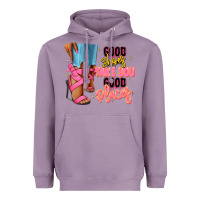 Lavender Good shoes take you to good places black fashion g Heavyweight Hoodie - RanaPortraitStore