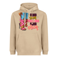 Mushroom Good shoes take you to good places black fashion g Heavyweight Hoodie - RanaPortraitStore