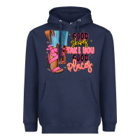Navy Good shoes take you to good places black fashion g Heavyweight Hoodie - RanaPortraitStore