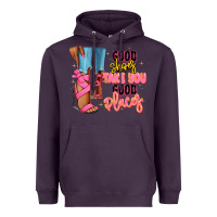 Plum Good shoes take you to good places black fashion g Heavyweight Hoodie - RanaPortraitStore