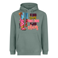 Sage Good shoes take you to good places black fashion g Heavyweight Hoodie - RanaPortraitStore
