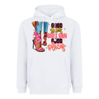 Good Shoes Take You To Good Places Black Fashion G Heavyweight Hoodie | Teevron