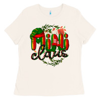 Bone mini claus christmas Ladies Tee - BarkalooDesign