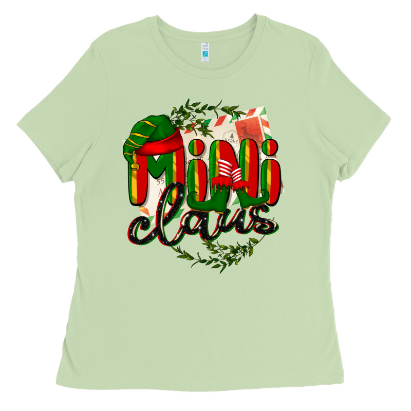 Mini Claus Christmas Ladies Tee by BarkalooDesign | Teevron