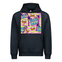 Navy hello summer and beer seamless pattern Urban Hoodie - BundleAndBundleShop