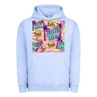 Pigment Grape Ice hello summer and beer seamless pattern Urban Hoodie - BundleAndBundleShop