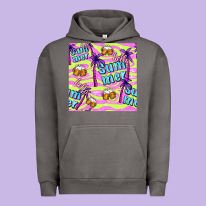 Hello Summer And Beer Seamless Pattern Urban Hoodie Designed By Bundleandbundleshop