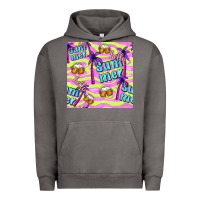 Pigment Tornado hello summer and beer seamless pattern Urban Hoodie - BundleAndBundleShop