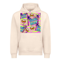 Sandshell hello summer and beer seamless pattern Urban Hoodie - BundleAndBundleShop