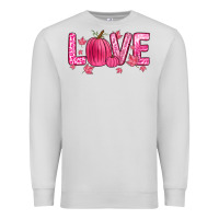 Dove Grey love breast cancer Premium Sweatshirt - Zillion Design Studio