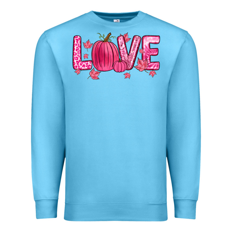 Love Breast Cancer Premium Sweatshirt by Zillion Design Studio | Teevron