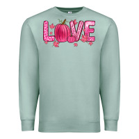Seafoam love breast cancer Premium Sweatshirt - Zillion Design Studio