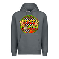 Rock Race coach with leopard and peace hand Premium Hoodie - AdoDesignShop