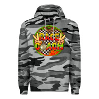 Slate Camo Race coach with leopard and peace hand Premium Hoodie - AdoDesignShop