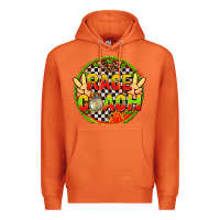 Carrot Race coach with leopard and peace hand Premium Hoodie - AdoDesignShop