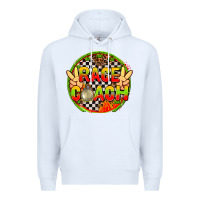 White Race coach with leopard and peace hand Premium Hoodie - AdoDesignShop