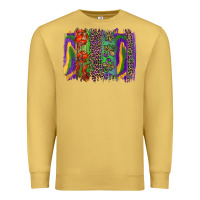Antique Gold mardi gras brushstroke Premium Sweatshirt - RanaPortraitStore