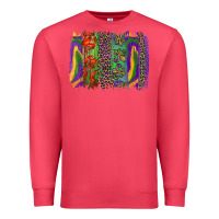 Cardinal mardi gras brushstroke Premium Sweatshirt - RanaPortraitStore
