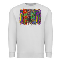Dove Grey mardi gras brushstroke Premium Sweatshirt - RanaPortraitStore