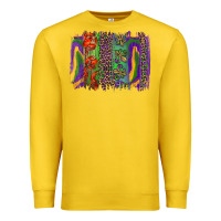 Lemon mardi gras brushstroke Premium Sweatshirt - RanaPortraitStore