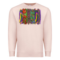 Pale Pink mardi gras brushstroke Premium Sweatshirt - RanaPortraitStore