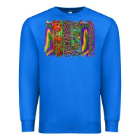 True Royal mardi gras brushstroke Premium Sweatshirt - RanaPortraitStore