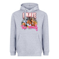 Heather Grey I have two moods sneaker and heels Heavyweight Hoodie - RanaPortraitStore