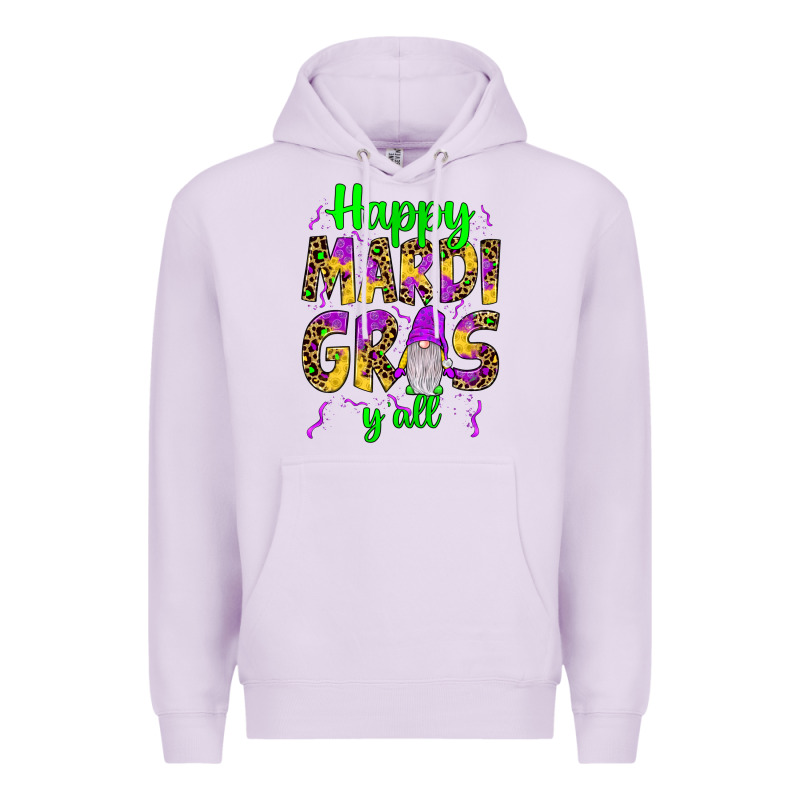 Happy Mardi Gras Y'all Gnome Premium Hoodie by JahusDesignShop | Teevron