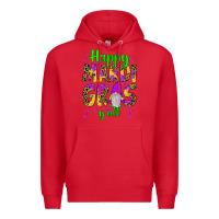 Red happy mardi gras y'all gnome Premium Hoodie - JahusDesignShop