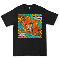 Black western percheron horse Premium Tee - LillyAllenDesigns