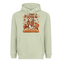 Matcha Have a melanin Christmas black girl sneakers Heavyweight Hoodie - RanaPortraitStore