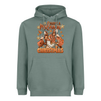 Sage Have a melanin Christmas black girl sneakers Heavyweight Hoodie - RanaPortraitStore