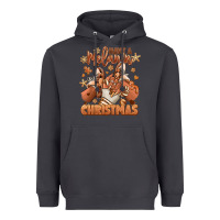 Smoke Have a melanin Christmas black girl sneakers Heavyweight Hoodie - RanaPortraitStore