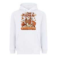 White Have a melanin Christmas black girl sneakers Heavyweight Hoodie - RanaPortraitStore